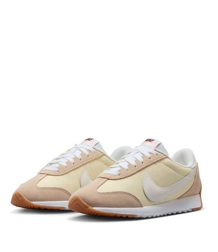 Baskets Waffle Debut Femme Blanc Cassé Marron Pâle Nike