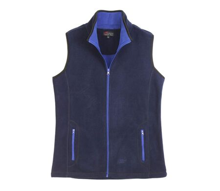 Gilet sans manches en polaire contre-collé BALZAC3 Marine (Mayflower)