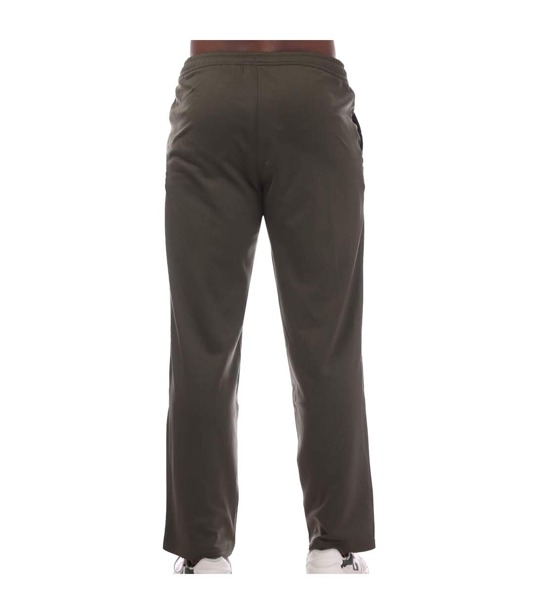 Mens Pwrfleece Tapered Leg Jogging Bottoms Olive Puma-2