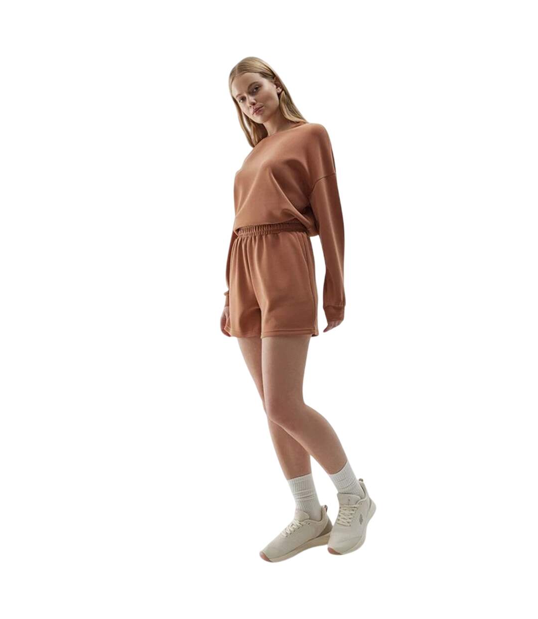 Short De Jogging Femme Marron 4F-1