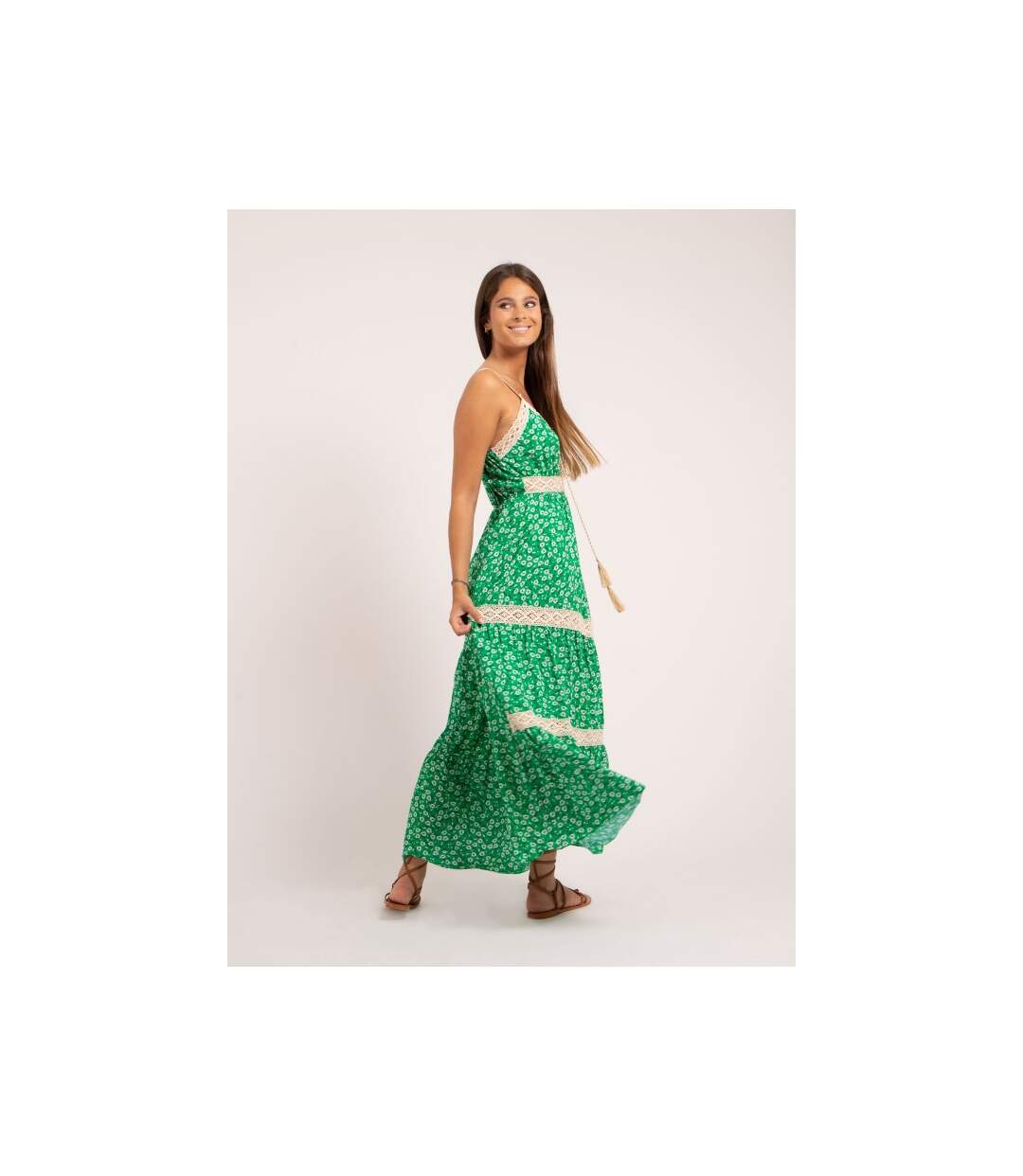 Robe longue motifs INOZEL - Dona X Lisa-4