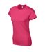 Gildan Womens/Ladies Softstyle Ringspun Cotton T-Shirt (Heliconia) - UTRW10049