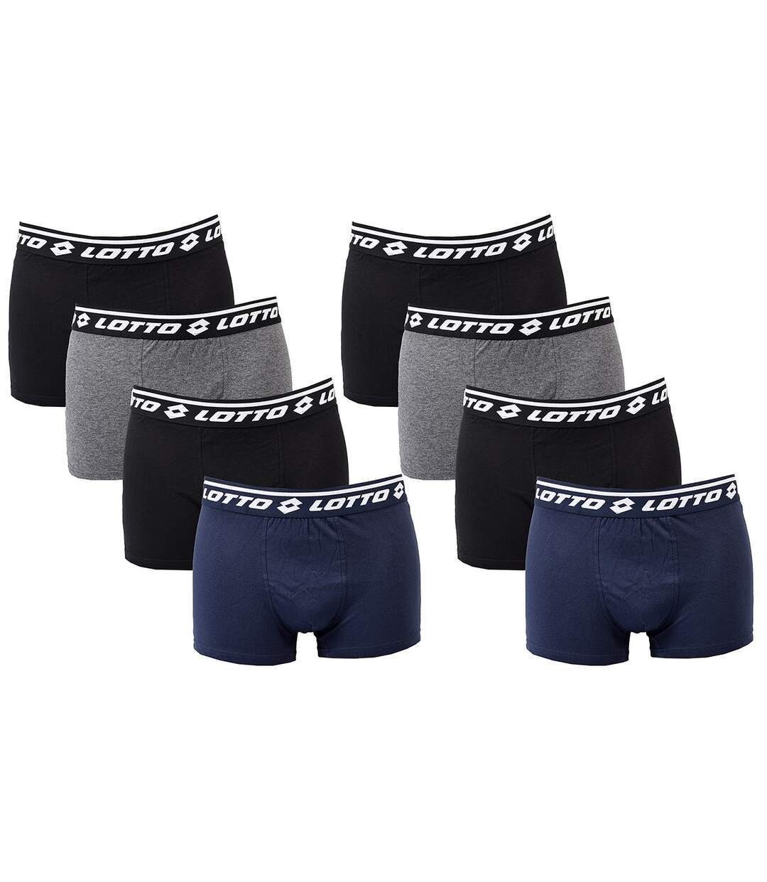 Boxer homme LOTTO Pack de 8 Boxers 0914-2