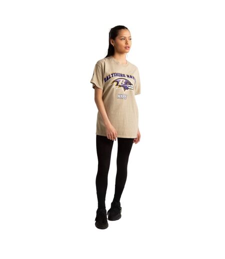 Hype - T-shirt BALTIMORE RAVENS - Adulte (Sable) - UTHY9260