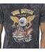 T-shirt homme col rond en jersey acid wash et print devant Cars Vondutch-2
