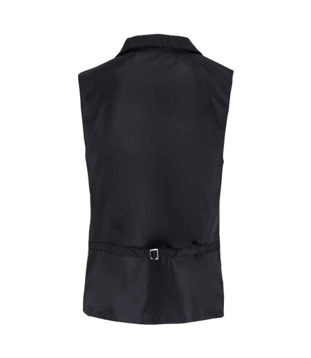 Mens herringbone vest charcoal Premier