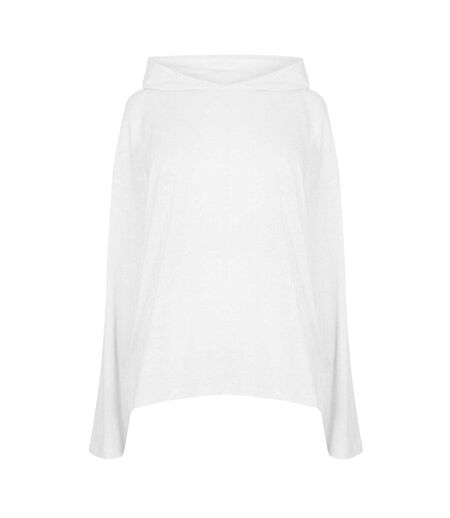 Sweat À Capuche Femme Blanc Cassé Fear Of God Essentials