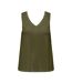 Débardeur kaki femme jdy lurex-1