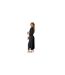Robe Chemisier Mi-longue Femme Noir AX Paris-1