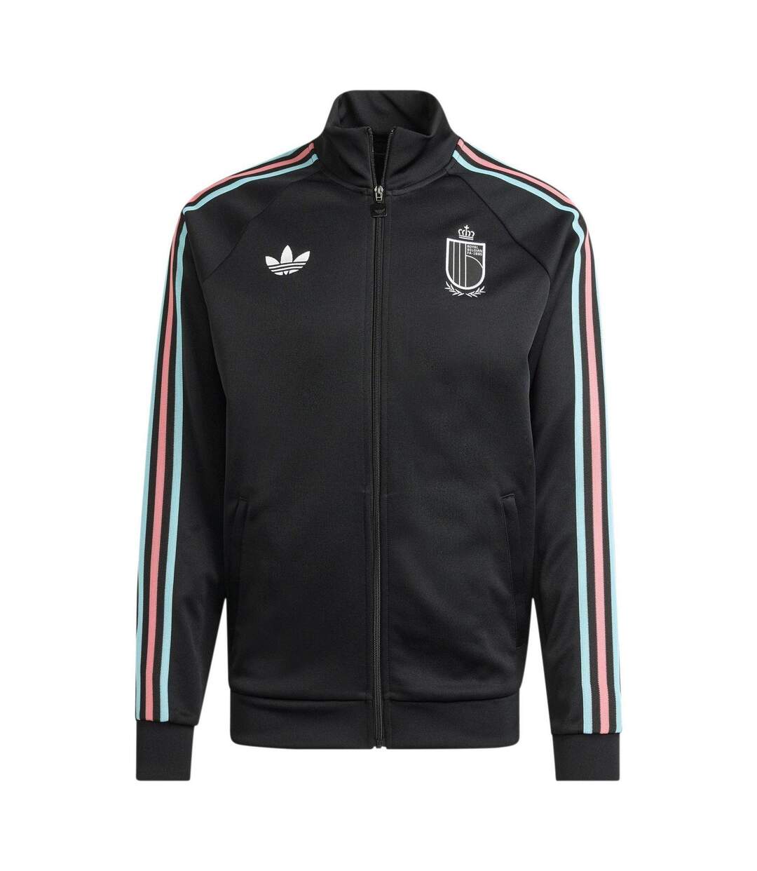 Mens Fifa World Cup 2026 Belgium Track Top Black Red Adidas-2