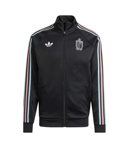 Mens Fifa World Cup 2026 Belgium Track Top Black Red Adidas