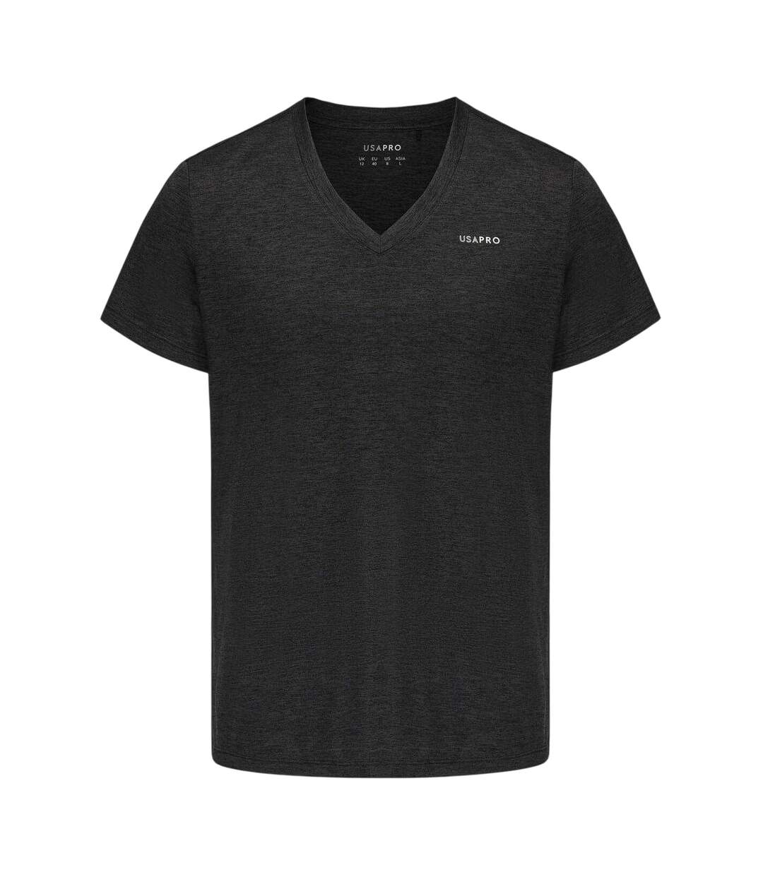 T-shirt Motif/style Uni Femme Noir USA Pro-1