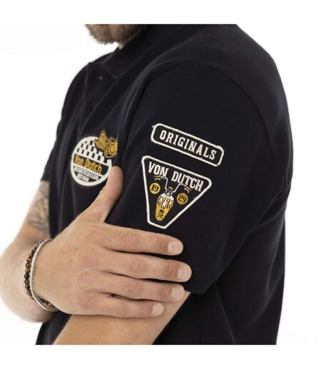 Polo homme manches courtes piqué avec patch Engine Vondutch