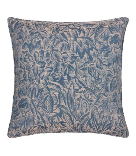 Housse de coussin nature grantley 50 cm x 50 cm bleu Wylder Wylder