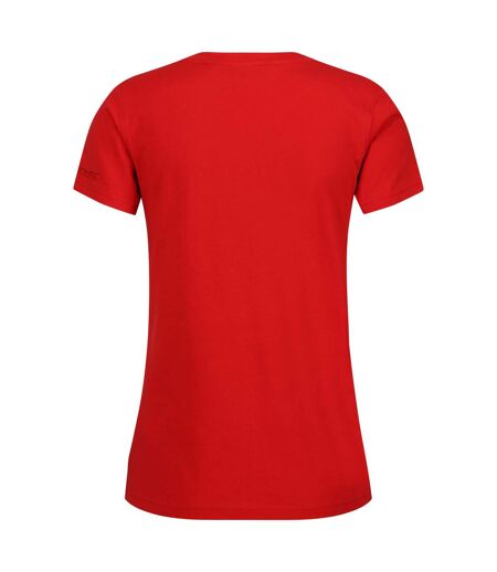 T-shirt filandra femme rouge vif Regatta