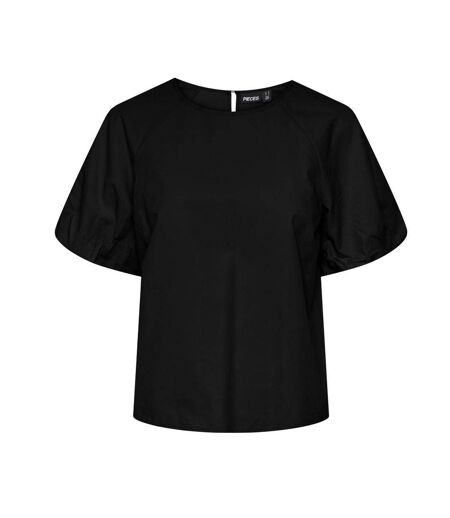 Blouse noire femme pieces karson