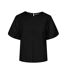 Blouse noire femme pieces karson-1