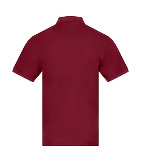 Mens Pro Moisture Wicking Polo Shirt Burgundy PRO RTX