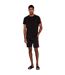 Mens Logo Taped T-shirt Black Hugo-4