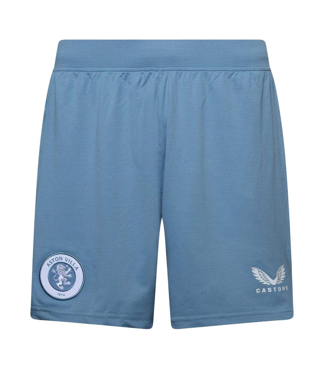 Womens/ladies Aston Villa Fc Football Shorts Blue Shadow Deep Depths Castore-2