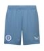 Womens/ladies Aston Villa Fc Football Shorts Blue Shadow Deep Depths Castore-2
