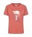 Womens/ladies waterfall relaxed fit t-shirt rust Mountain Warehouse-1