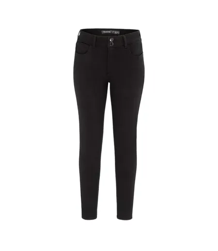 Womens/ladies Cotton Skinny Jeans Black Firetrap