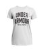 Womens/ladies Pride Embroidered Crew Neck T-shirt Grey Under Armour-2