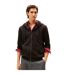 Mens Regular Long-sleeved Full Zip Hoodie Black Tommy Hilfiger-1