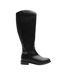 Womens/ladies Flat Knee-high Boots Black Where´s That From-1