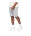 Mens Bardon Casual Shorts Steel Blue Crosshatch-4