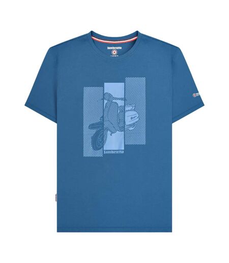 T-shirt Motif Trottinette Homme Bleu Foncé Lambretta