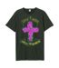 T-shirt Rose Cross Adulte Charbon Amplified-1