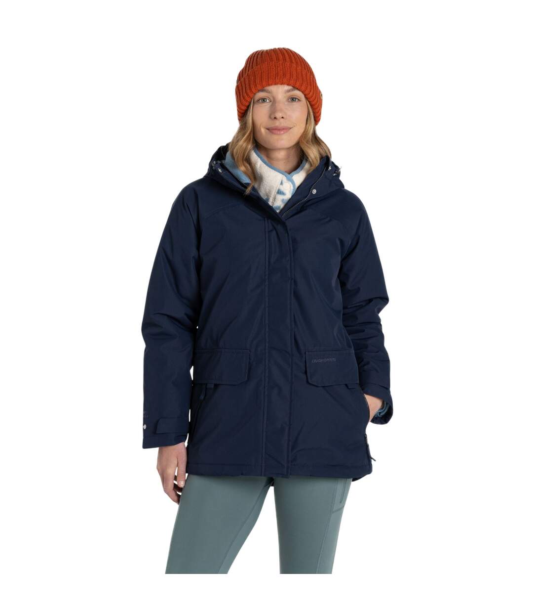 Veste imperméable femme bleu marine Craghoppers-3