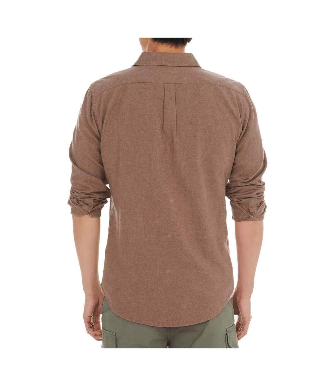 Chemise marron clair homme dockers woven-2