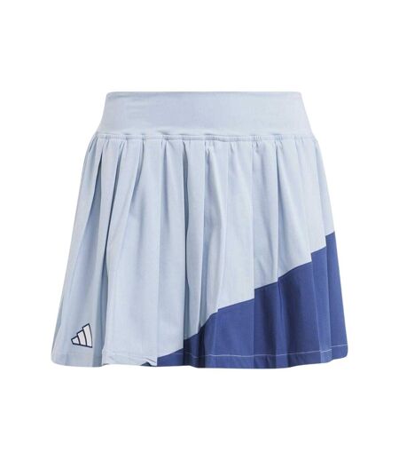 Womens/ladies Clubhouse Performance Tennis Skort Light Blue Blue Adidas