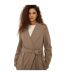 Dorothy Perkins Womens/Ladies Wrap Tall Long Coat (Mink) - UTDP4081