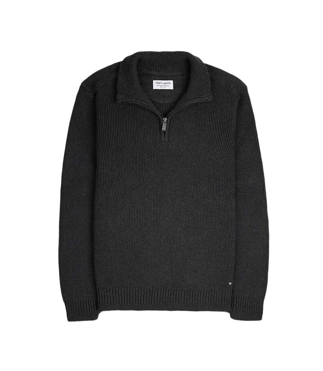 Pull Noir Homme Teddy Smith Harcour - L