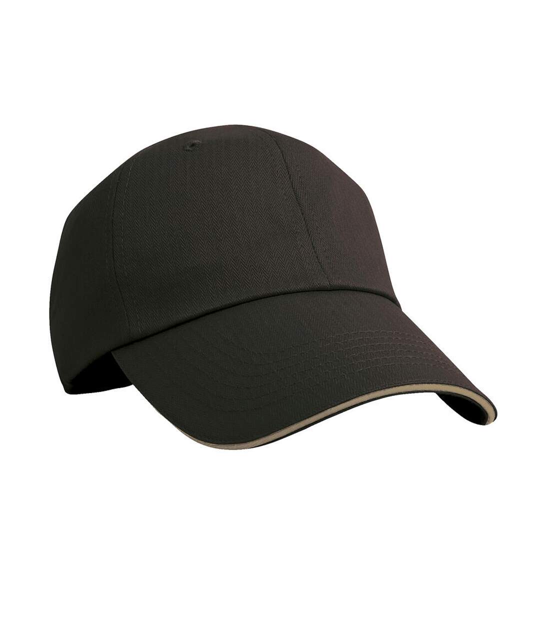 Casquette De Baseball Noir Brun Clair Result Headwear-1