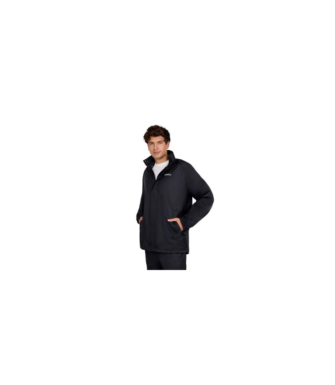 Veste Imperméable Respect Homme Noir Minoti-1