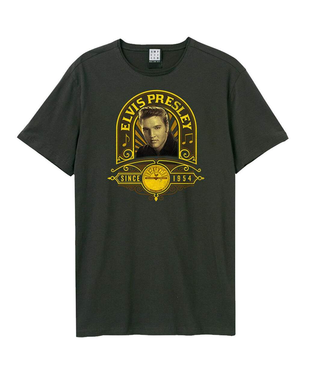 T-shirt Studio Portrait Adulte Charbon Amplified-1