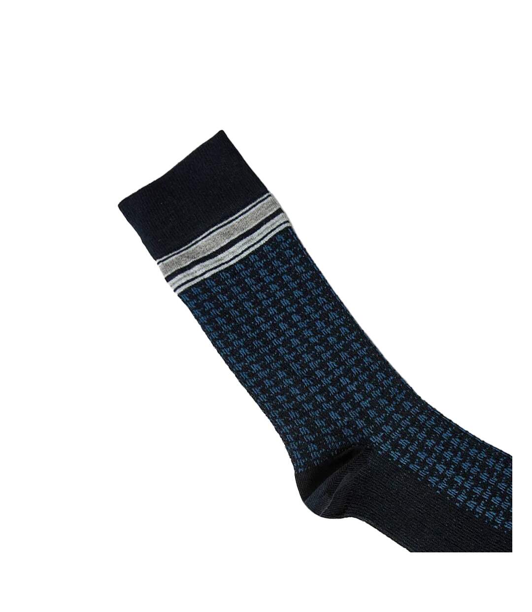 Mens houndstooth jacquard socks navy Burton