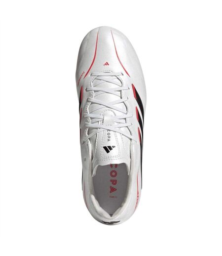 Chaussures De Foot Pour Terrain Ferme Copa Pure League Femme Métallisé Noir Rouge Adidas