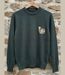 Pull Ras du Cou Homme Ledertys Kaki avec Broderie Sanglier-5