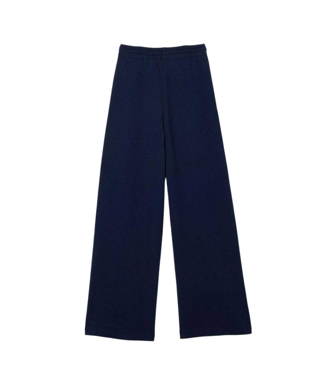Womens/ladies Organic Cotton Relaxed Fit Sweatpants Navy Lacoste-2