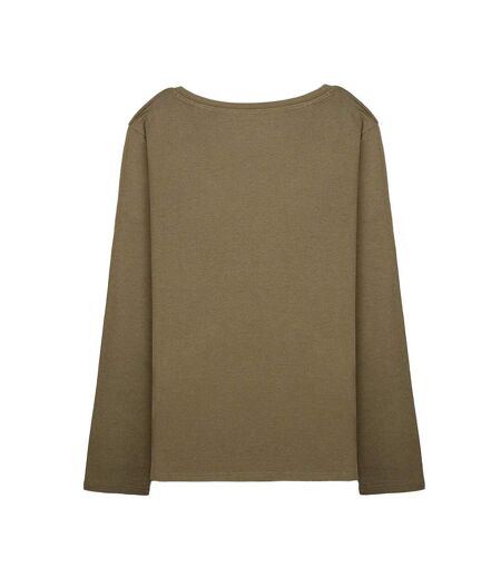 T-shirt kaki femme teddy smith miana - l