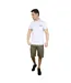 Polo Ss25 Homme Blanc Marron Clair Lambretta-4