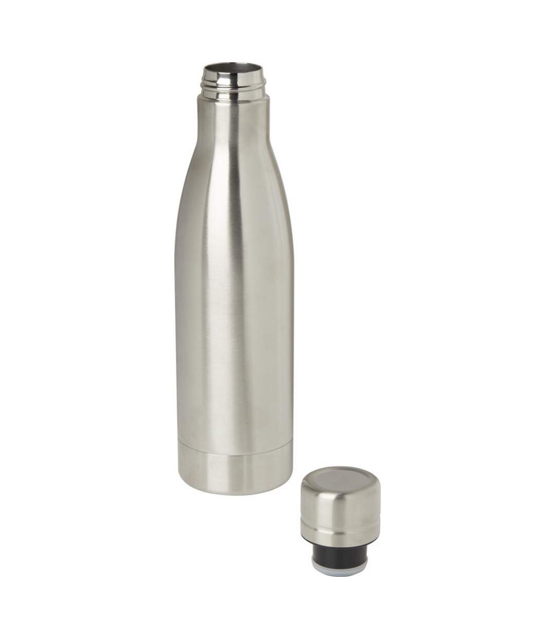 Vasa plain stainless steel 500ml water bottle one size silver Generic-3