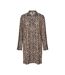 Robe noire/marron femme pieces grace-1