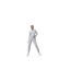 Pantalon De Jogging Femme Gris Chiné Chiné USA-1